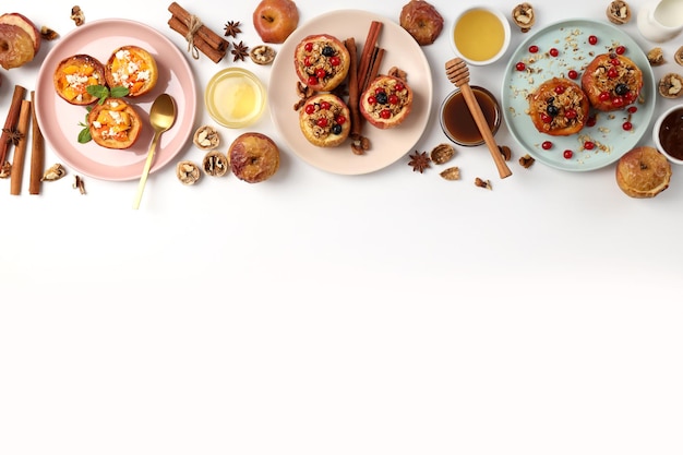 assorted dishes on wooden table